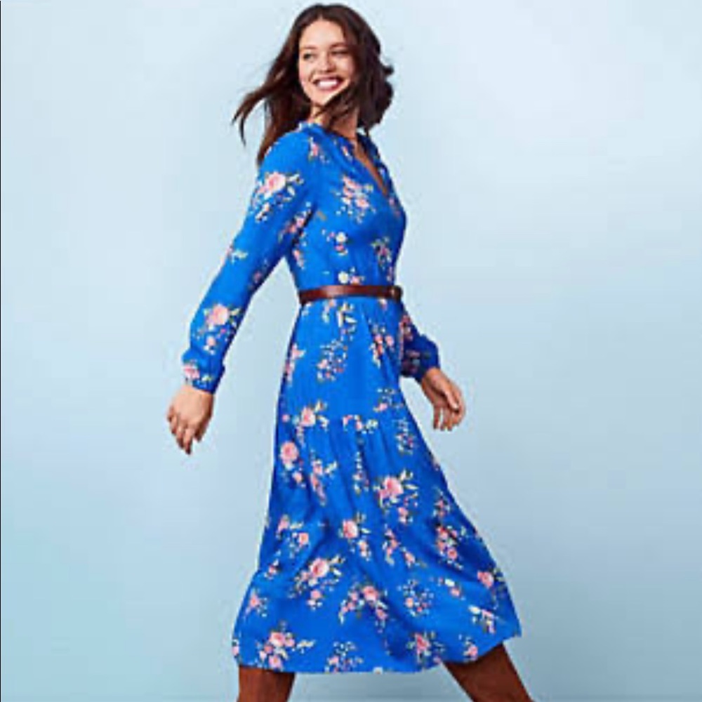 Loft size 4 midi dress